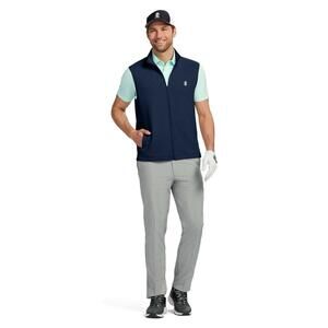 NWT Izod Golf Hydrashield Vest Gray Blazer Men's Size Large